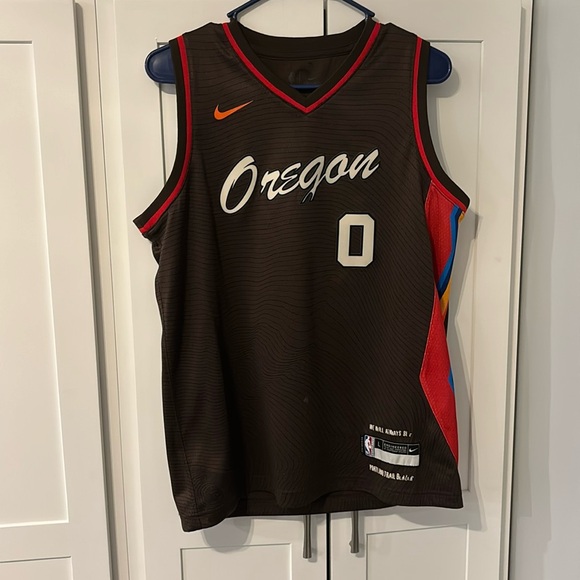 Portland trailblazers Damian lillard city edition jersey - Picture 1 of 4
